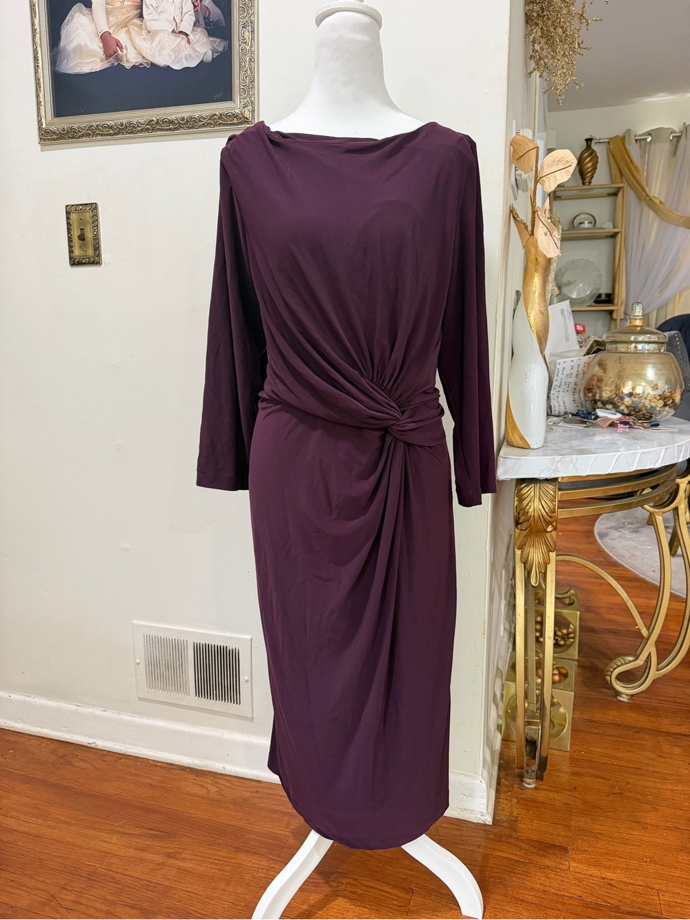 Dark purple Lauren Ralph Lauren dress size 14W